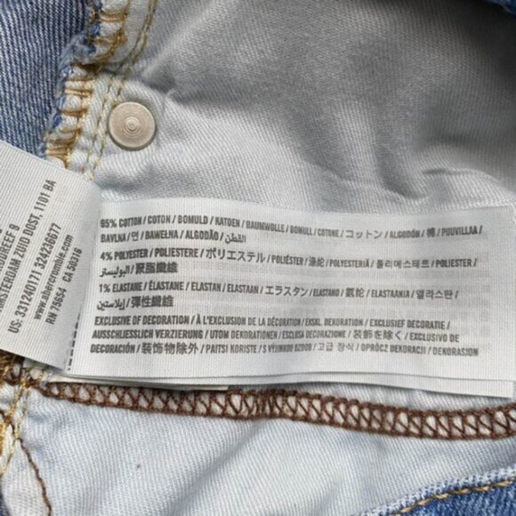 Hollister Super Skinny High-Rise Epic Flex Distressed Ripped Denim Jeans W26 L30 - Picture 12 of 14